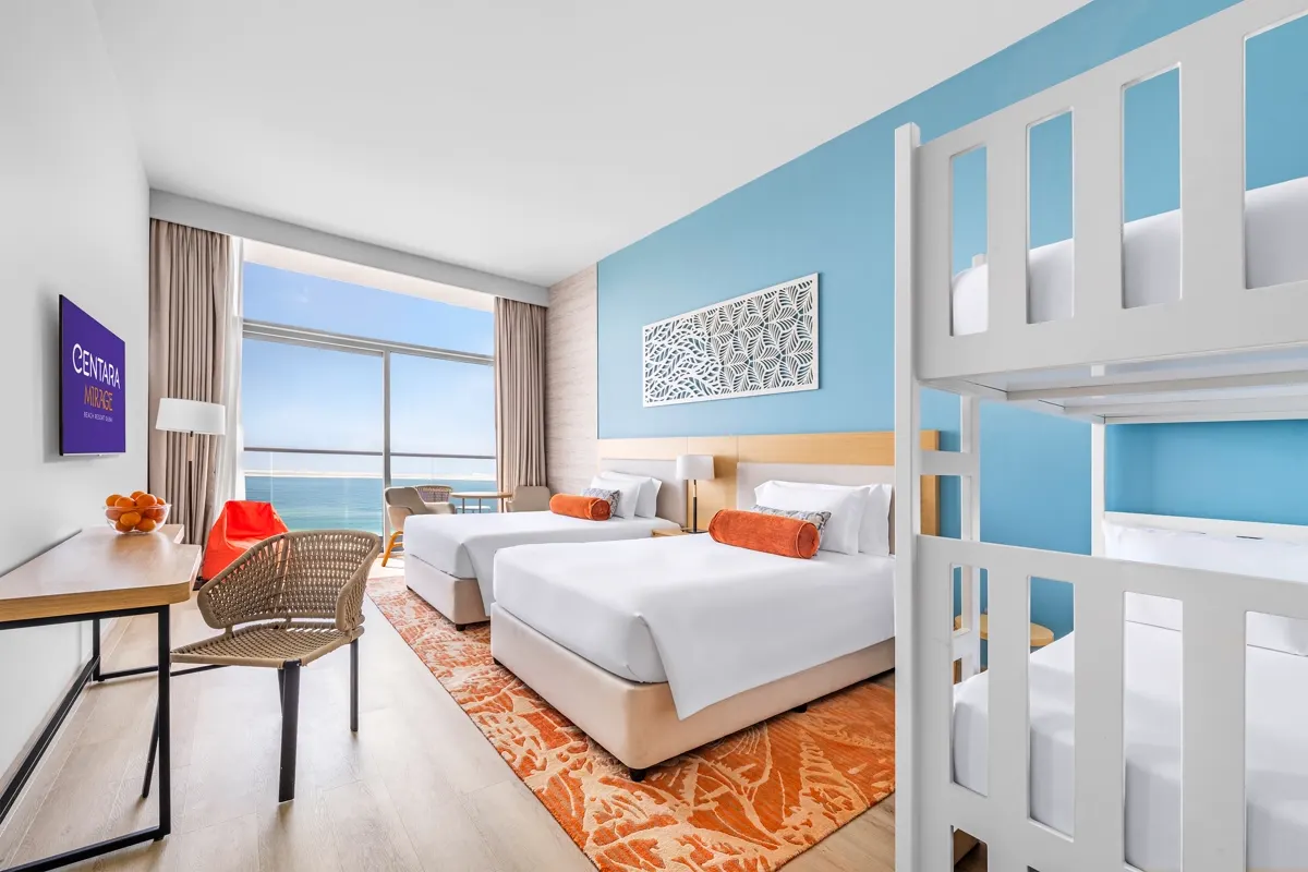 Mirage Family Room Sea View with Bunk Beds