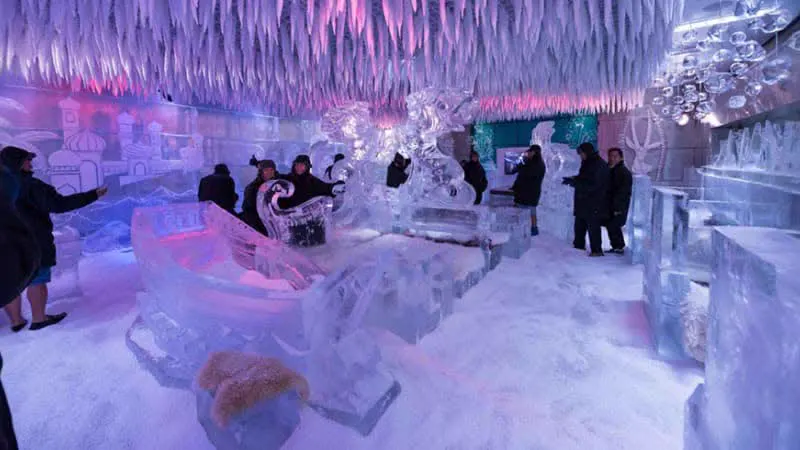 Chillout Ice Lounge דובאי: לאונג' קרח בטמפרטורה של מינוס 6 מעלות